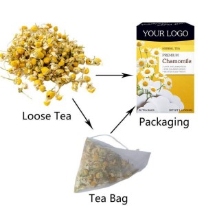 Organic Relaxing Tea Flower Tea Chamomile Tea Bags Dried Chamomile