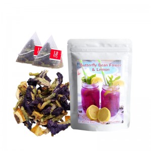 Dried butterfly pea flowers blue ternate dried whole natural organic butterfly pea tea bag